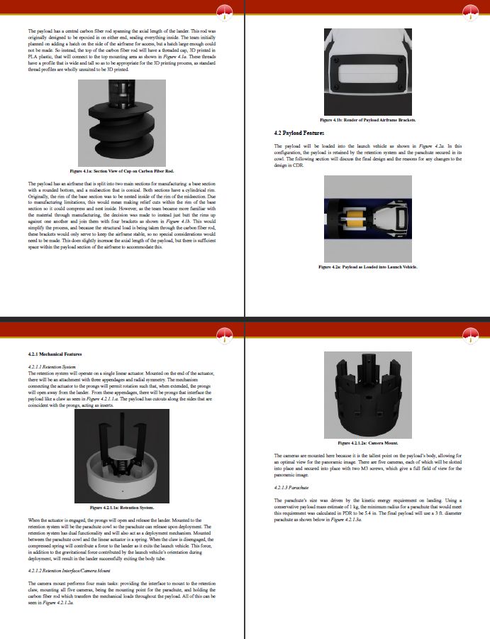 A preview of the design FRR document.